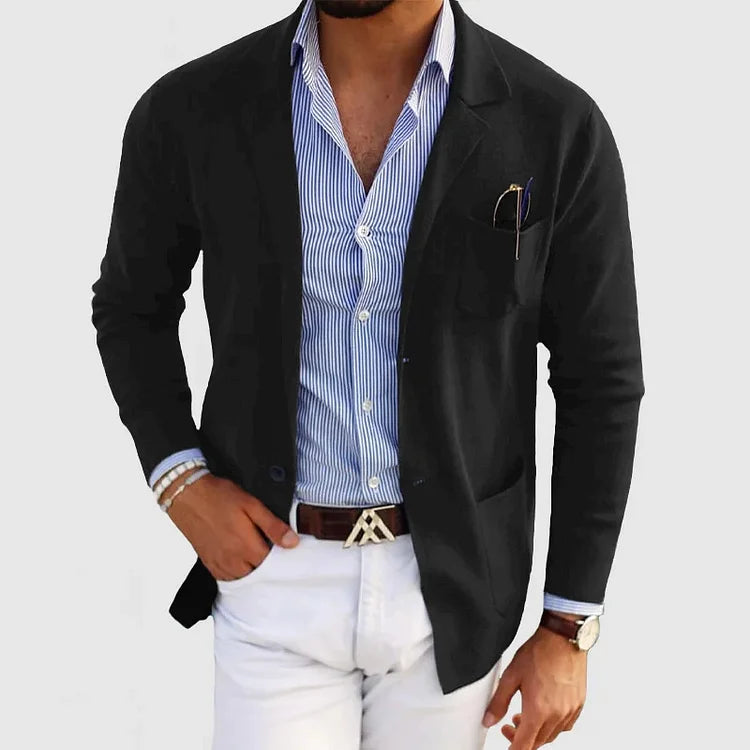 Men’s Casual Knit Blazer | Lightweight