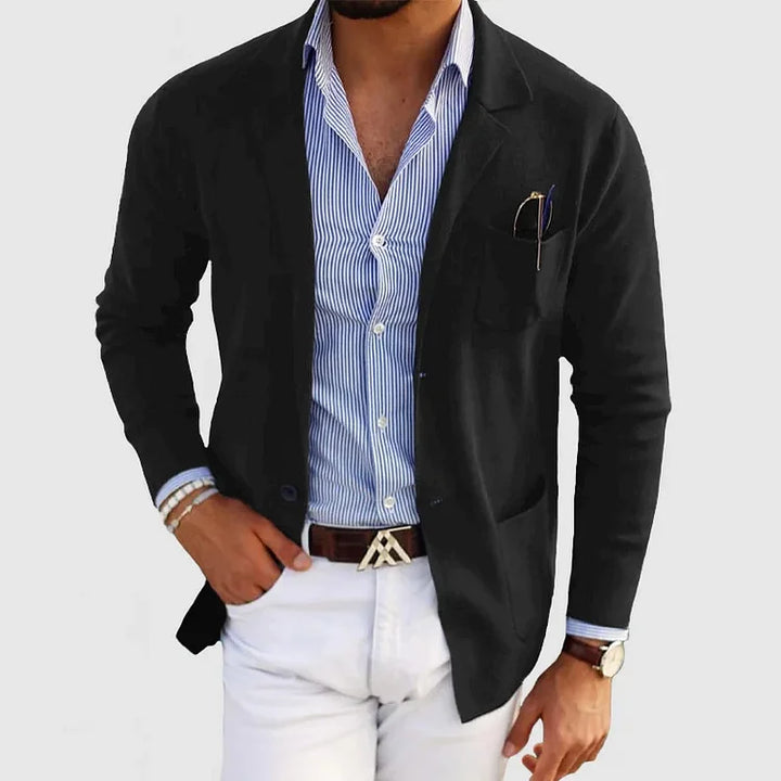 Men’s Casual Knit Blazer | Lightweight