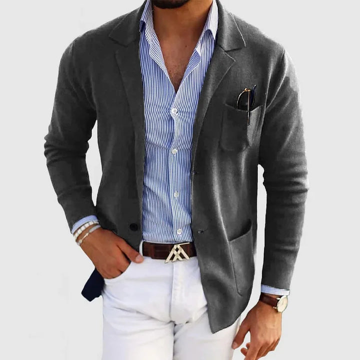 Men’s Casual Knit Blazer | Lightweight
