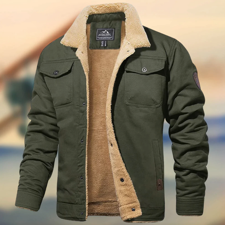Men’s Lined Winter Jacket | Teddy