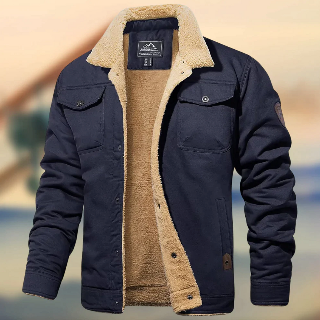 Men’s Lined Winter Jacket | Teddy