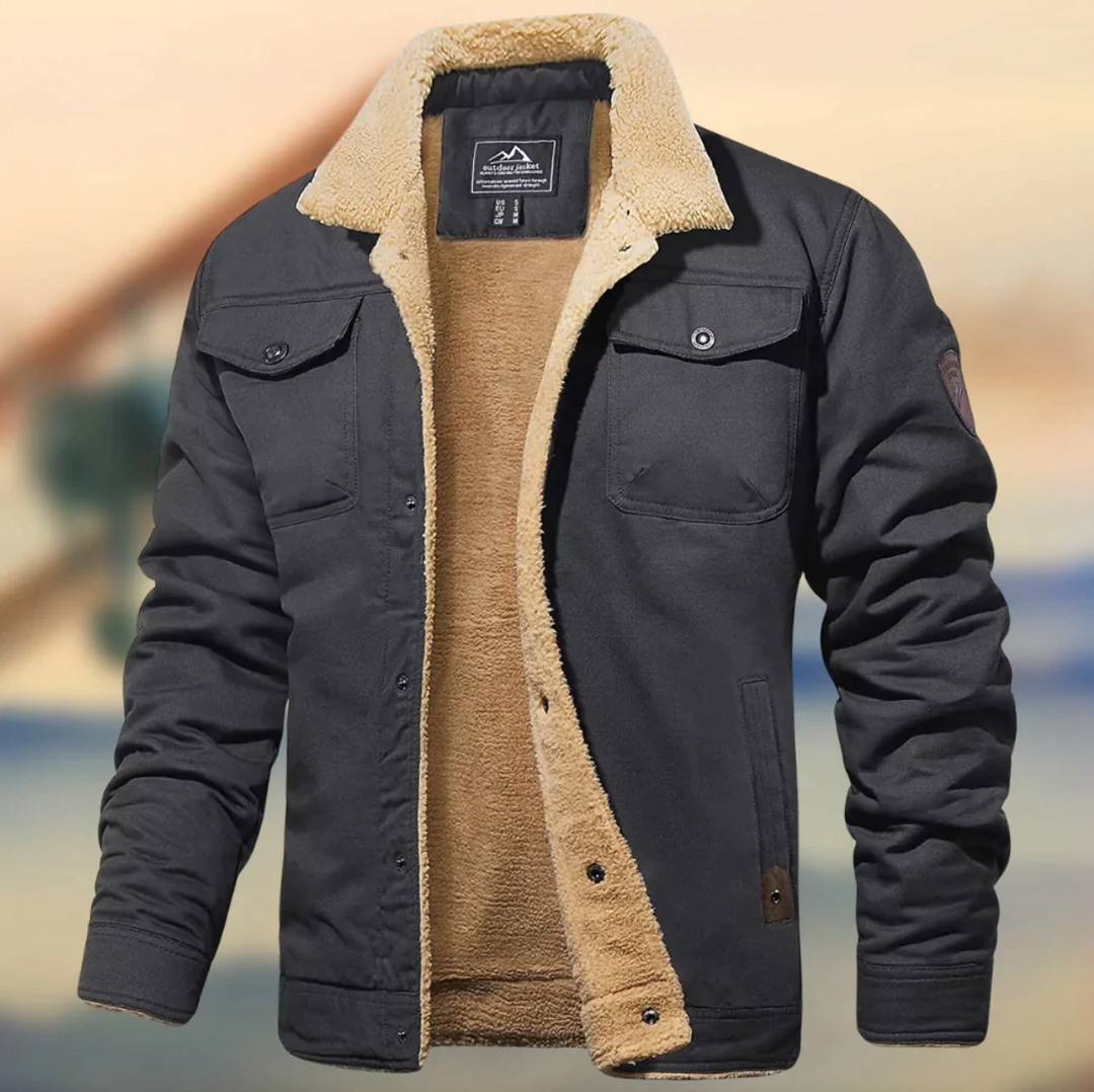 Men’s Lined Winter Jacket | Teddy