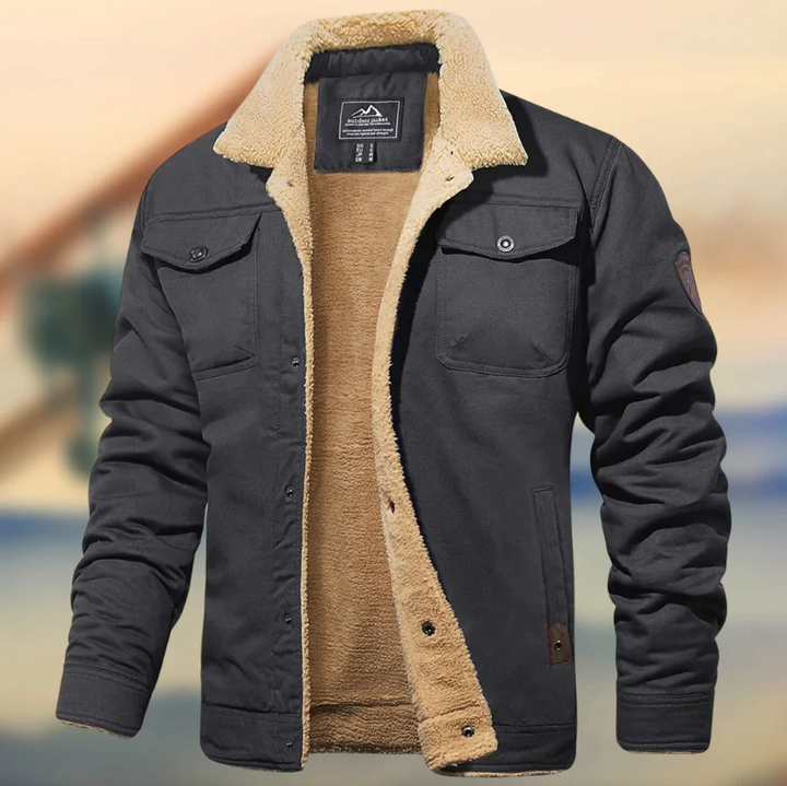 Men’s Lined Winter Jacket | Teddy