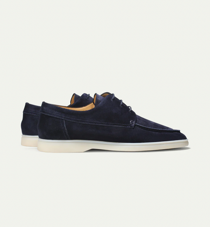 Kenneth - Men's Suede Lace-Up Loafers
