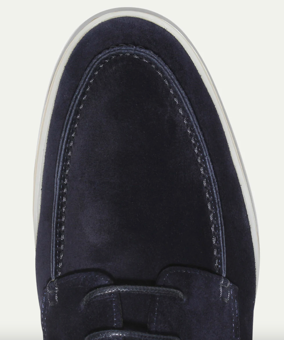 Kenneth - Men's Suede Lace-Up Loafers