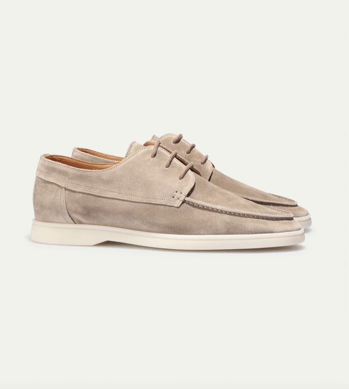Kenneth - Men's Suede Lace-Up Loafers