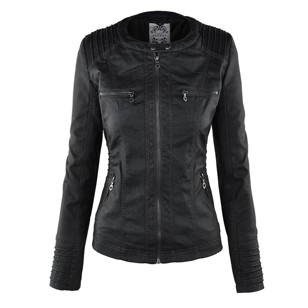 Women’s Hooded Moto Jacket | Winter