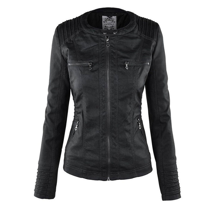 Women’s Hooded Moto Jacket | Winter