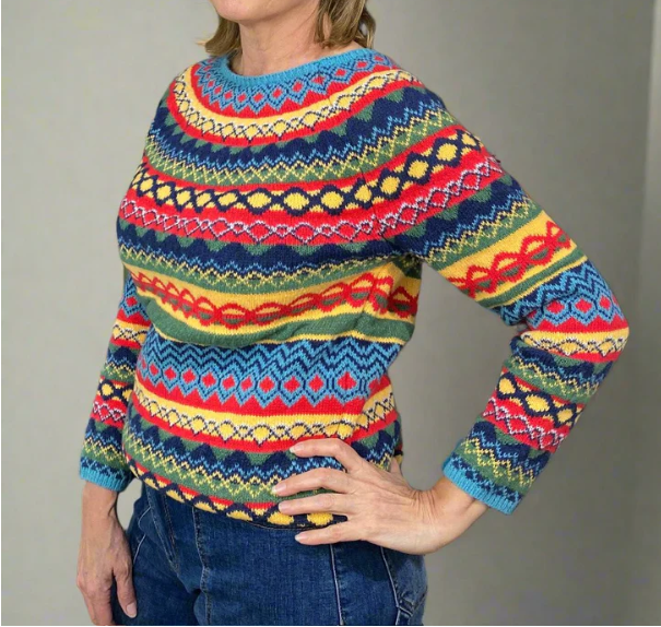 Women’s Colourful Patterned Sweater | Fair Isle