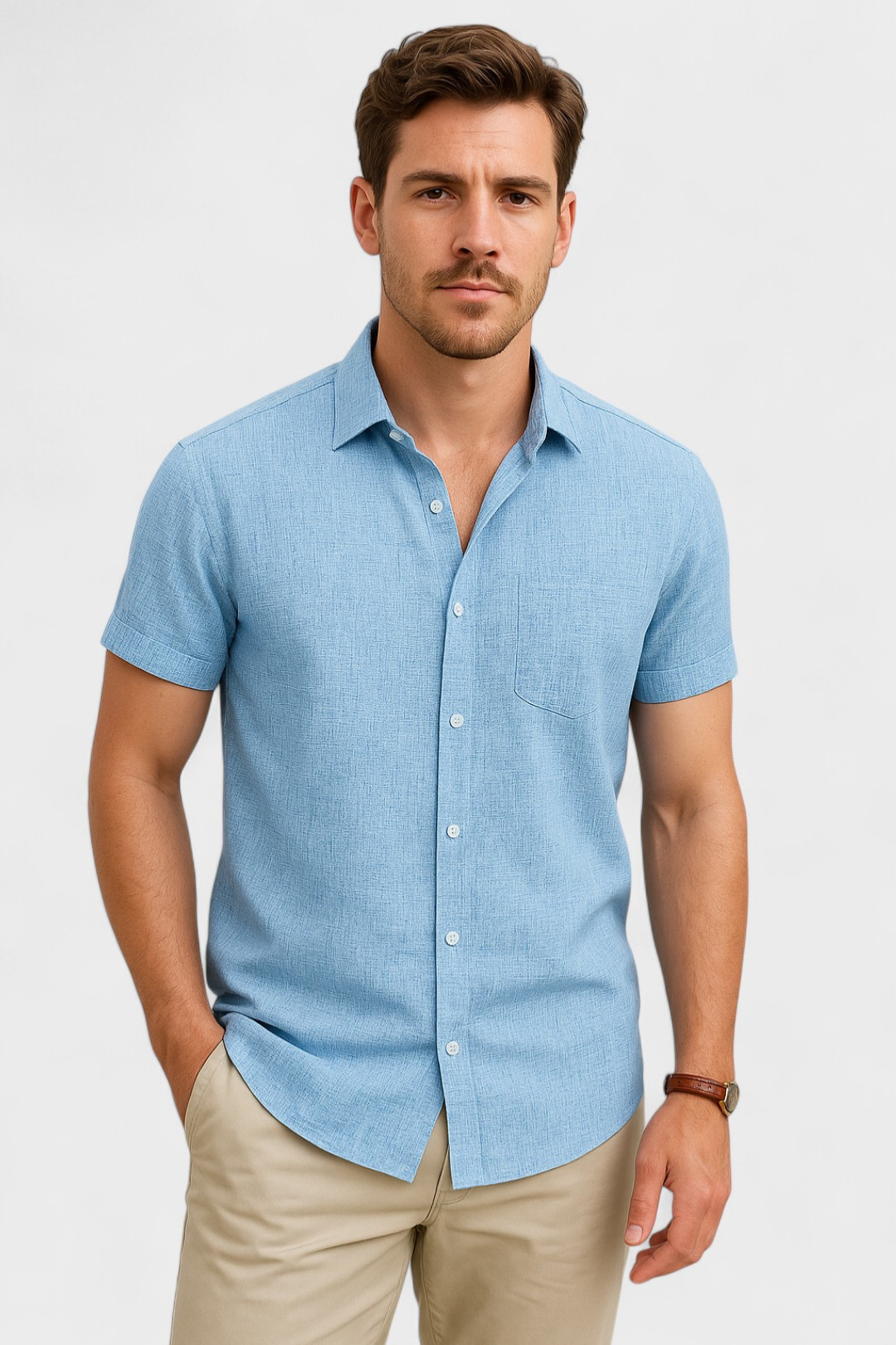 Men’s Casual Short Sleeve Shirt | Regular Fit