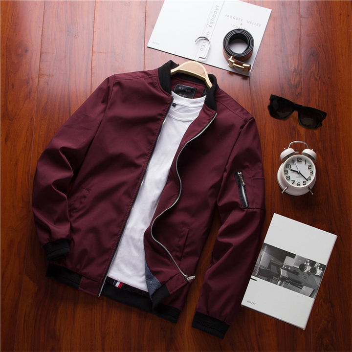 Men’s Bomber Zip-Up Jacket | Lightweight