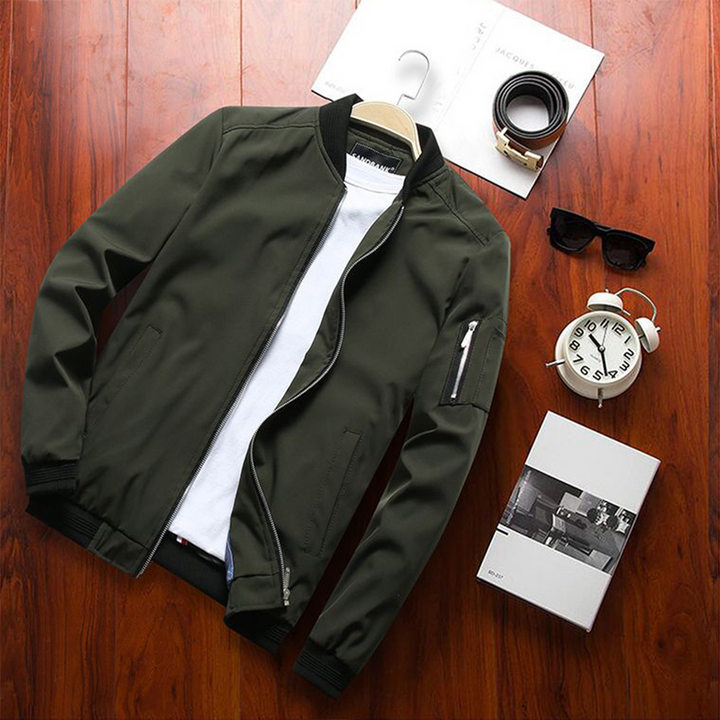 Men’s Bomber Zip-Up Jacket | Lightweight