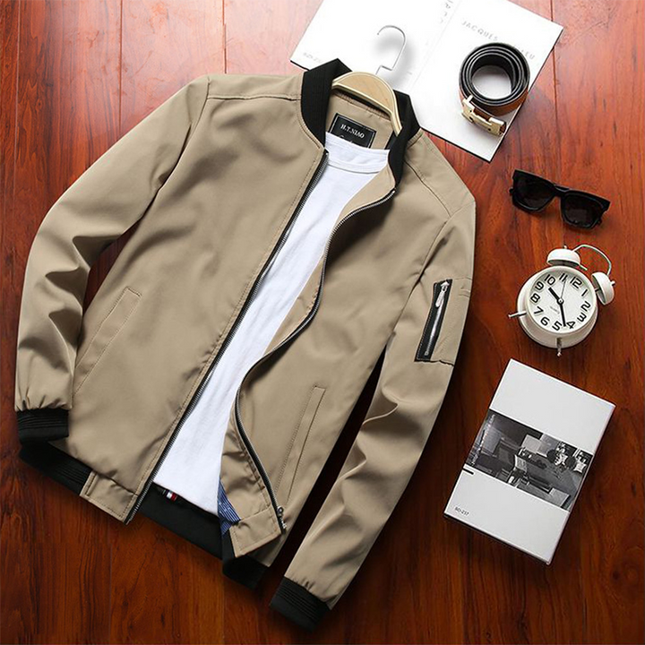 Men’s Bomber Zip-Up Jacket | Lightweight
