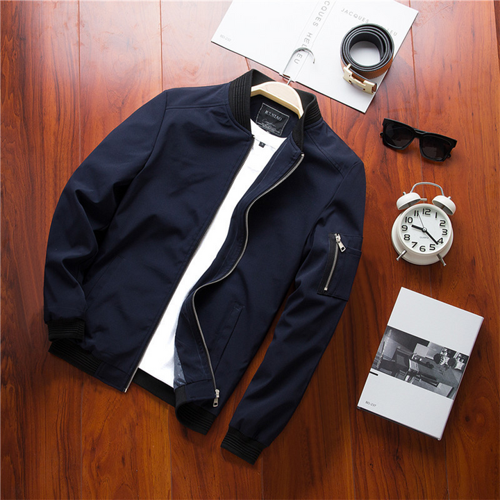 Men’s Bomber Zip-Up Jacket | Lightweight