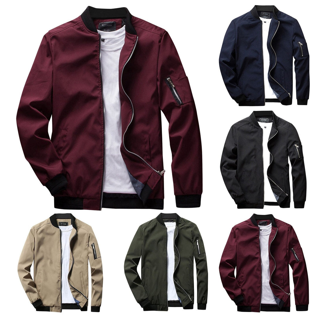 Men’s Bomber Zip-Up Jacket | Lightweight