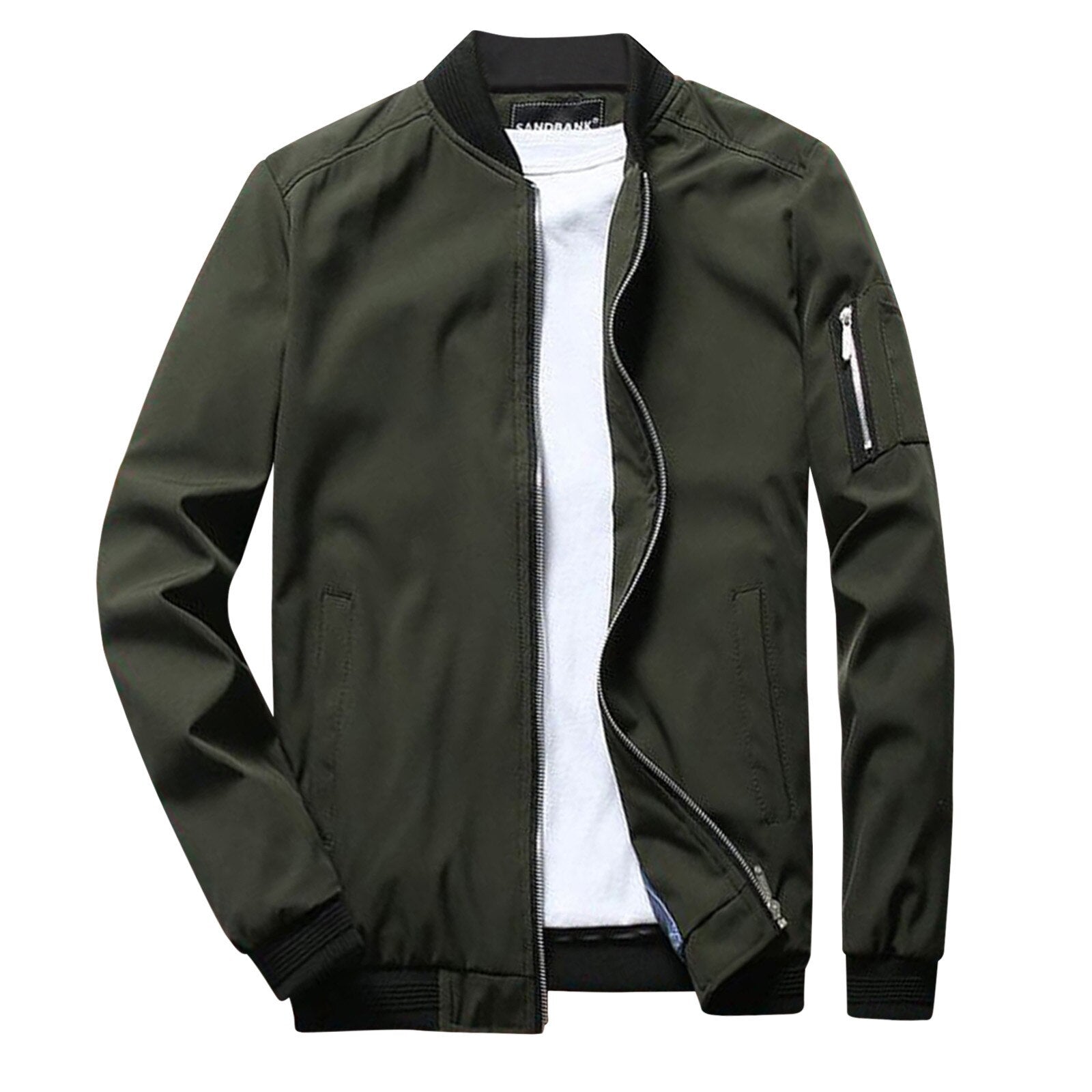 Men’s Bomber Zip-Up Jacket | Lightweight
