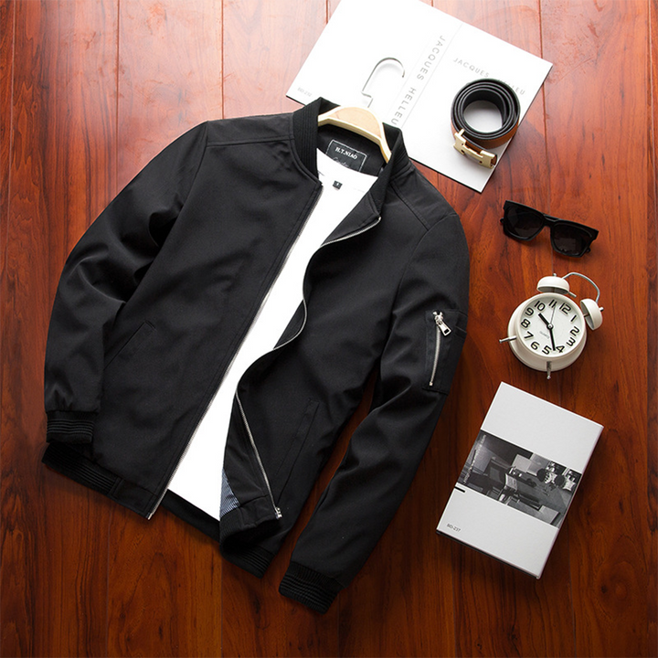 Men’s Bomber Zip-Up Jacket | Lightweight