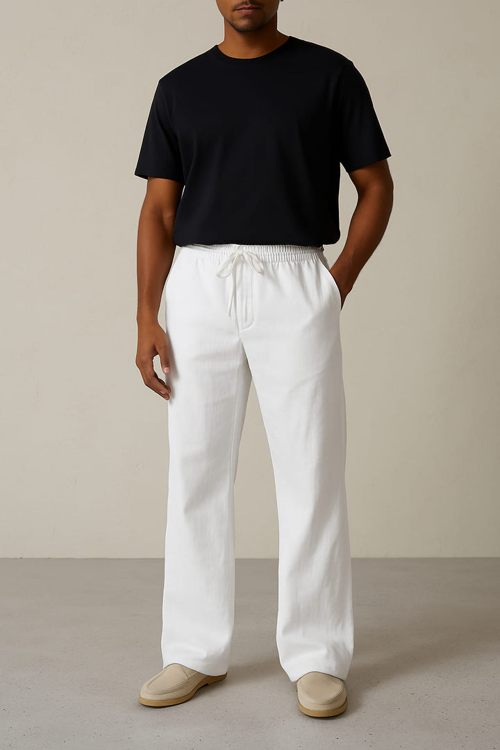 Men’s Drawstring Trousers | Wide Leg