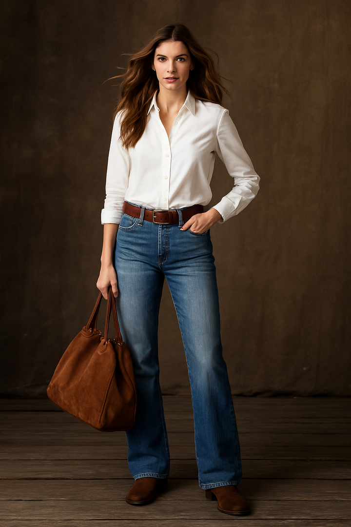 Women’s High-Waisted Trousers | Wide Leg