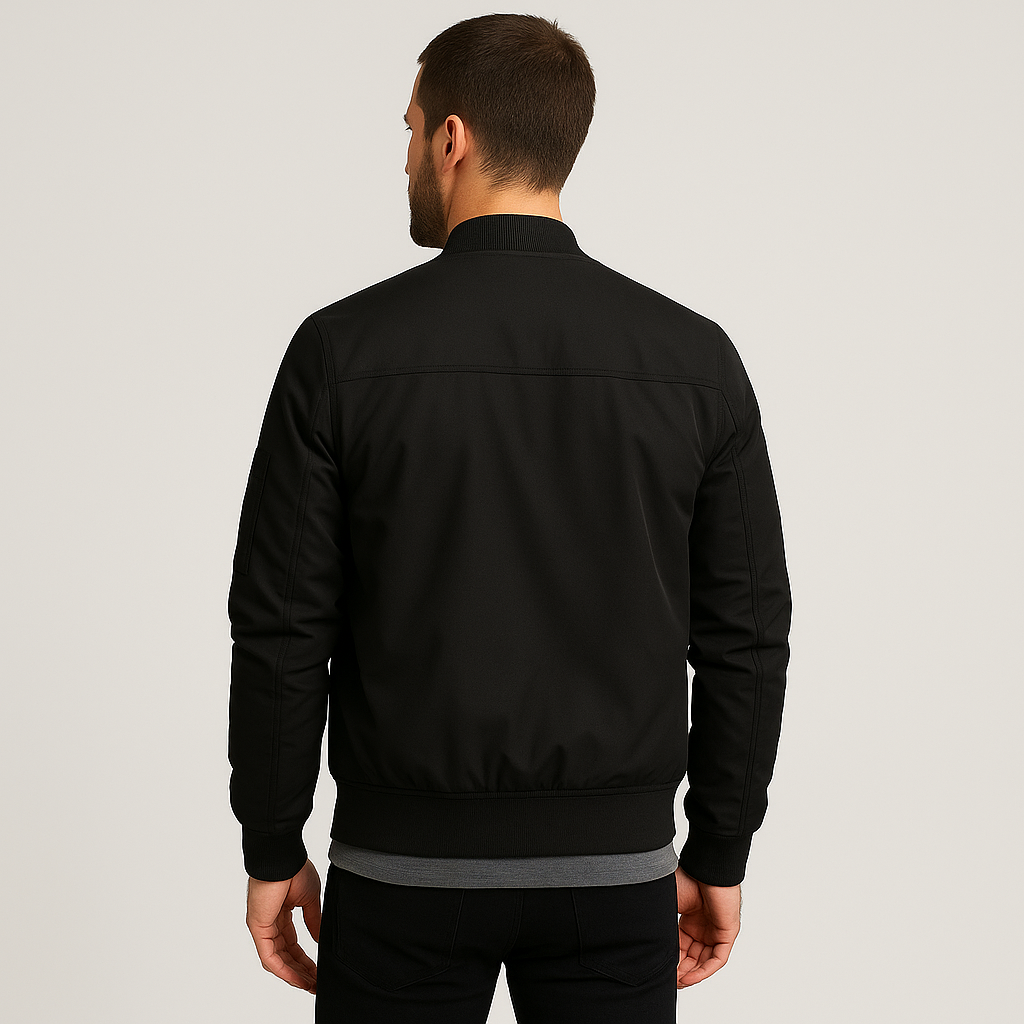 Men’s Zip-Up Bomber Jacket | Summer