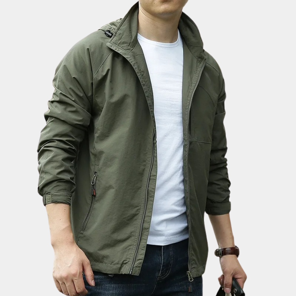 Men’s Lightweight Hooded Jacket | Casual