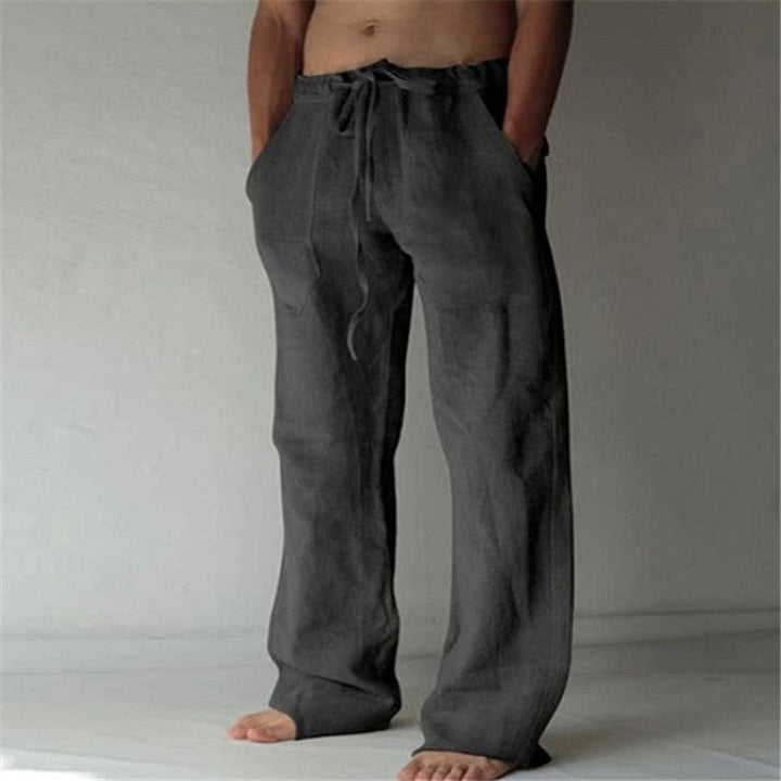 Men’s Drawstring Trousers | Wide Leg