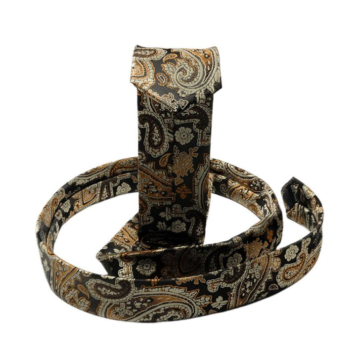 Keegan - Men's Paisley Cashew Design Tie
