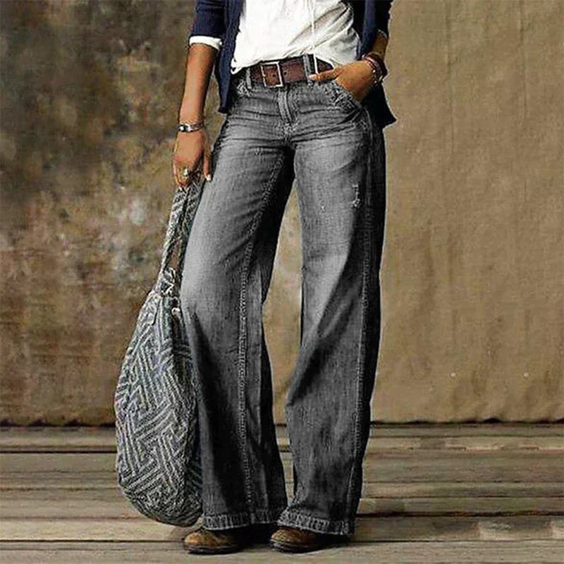 Women’s High-Waisted Trousers | Wide Leg