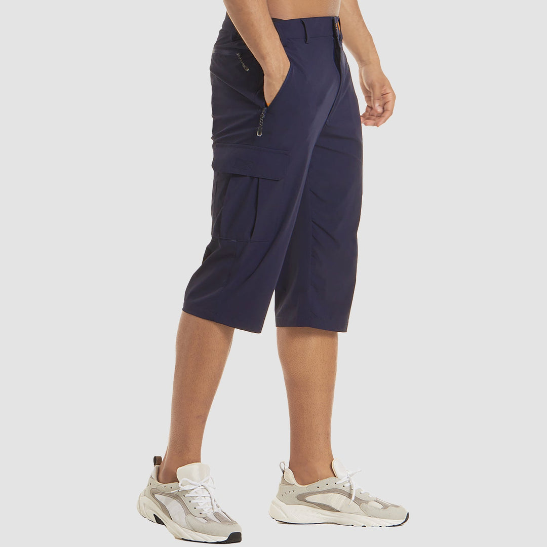Men’s Cargo Knee-Length Shorts | Baggy
