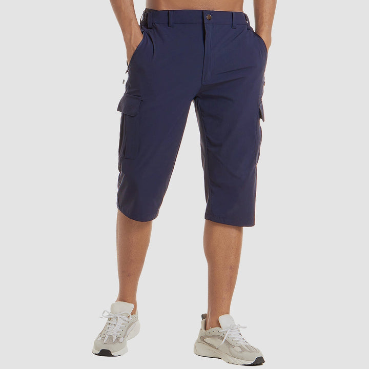 Men’s Cargo Knee-Length Shorts | Baggy