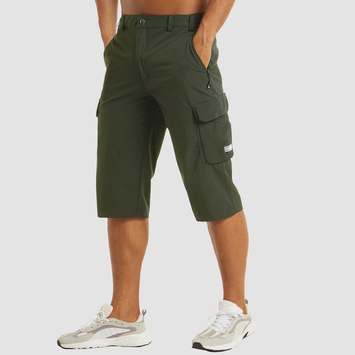 Men’s Cargo Knee-Length Shorts | Baggy