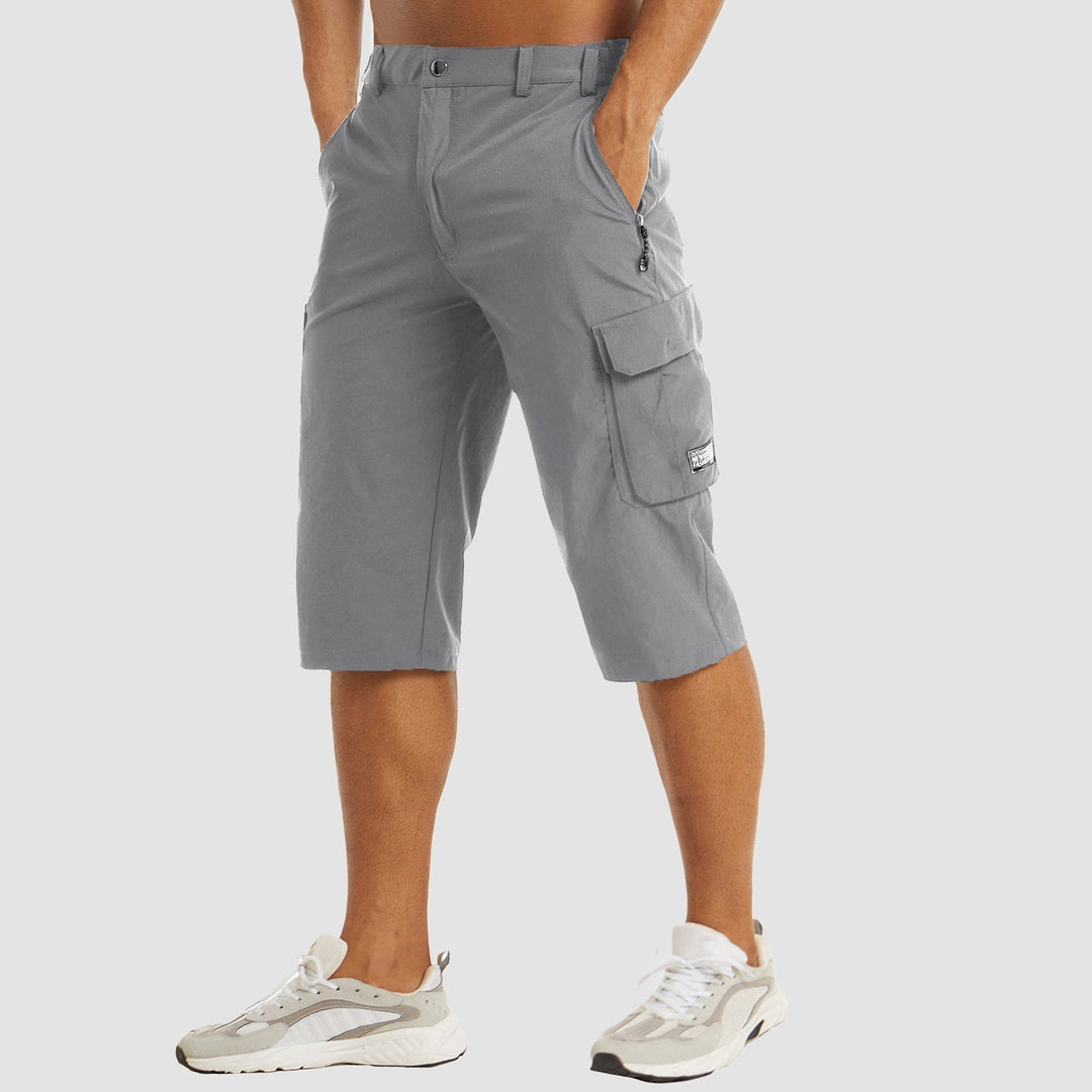 Men’s Cargo Knee-Length Shorts | Baggy