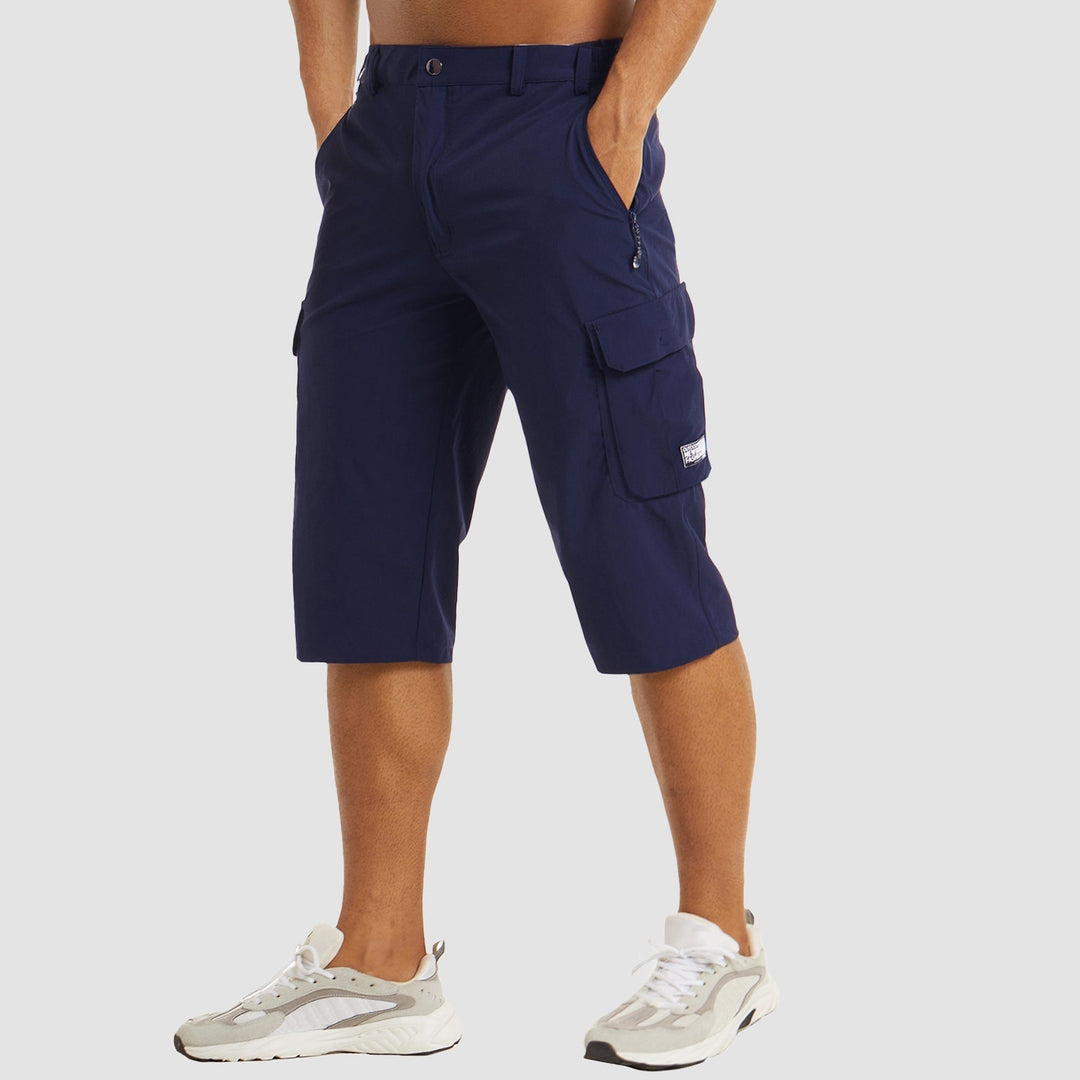 Men’s Cargo Knee-Length Shorts | Baggy