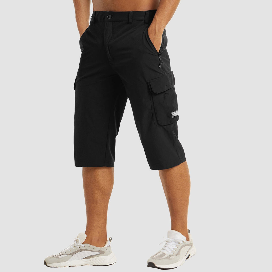 Men’s Cargo Knee-Length Shorts | Baggy