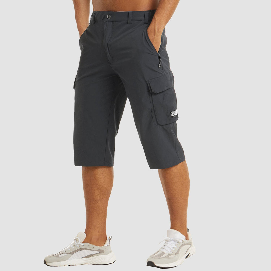 Men’s Cargo Knee-Length Shorts | Baggy