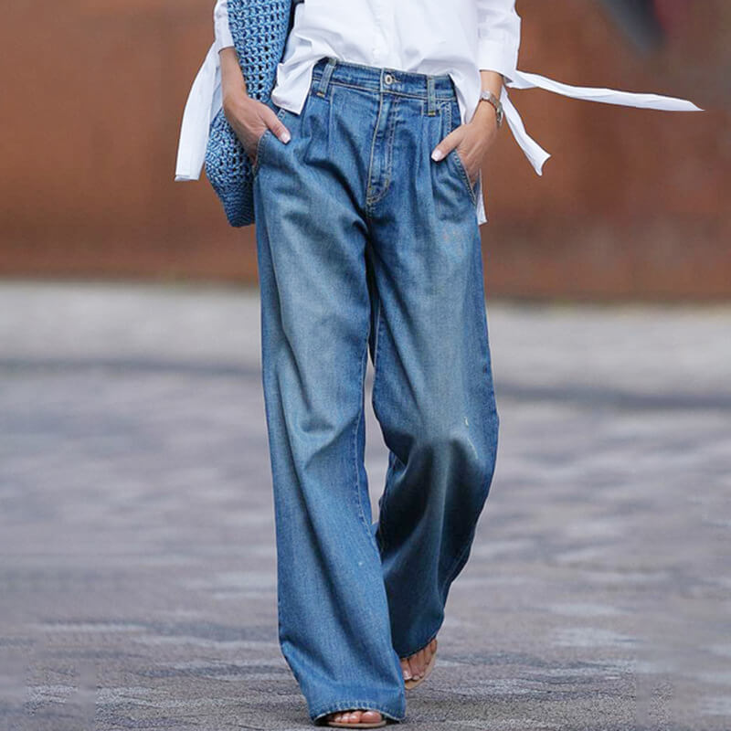 Women’s Baggy Denim Jeans | Wide Leg