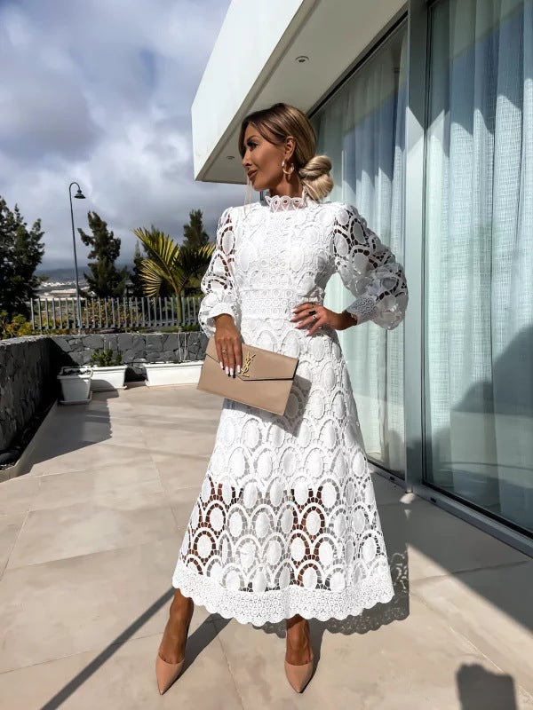 Women’s Elegant Lace Dress | Wedding Guest