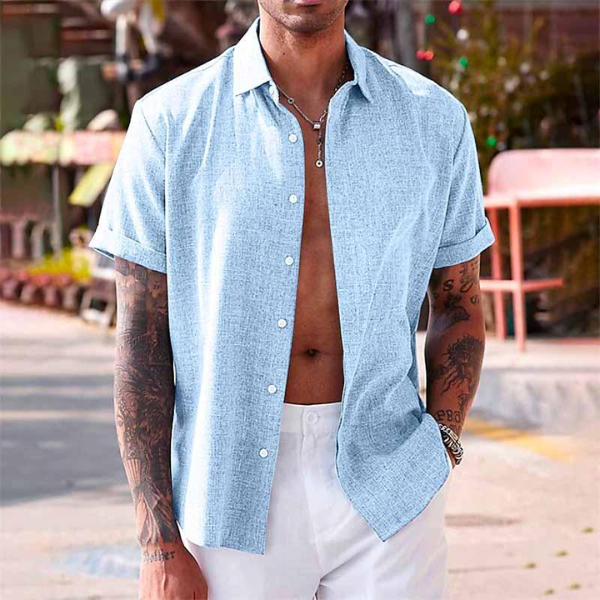 Men’s Casual Summer Shirt | Short Sleeve