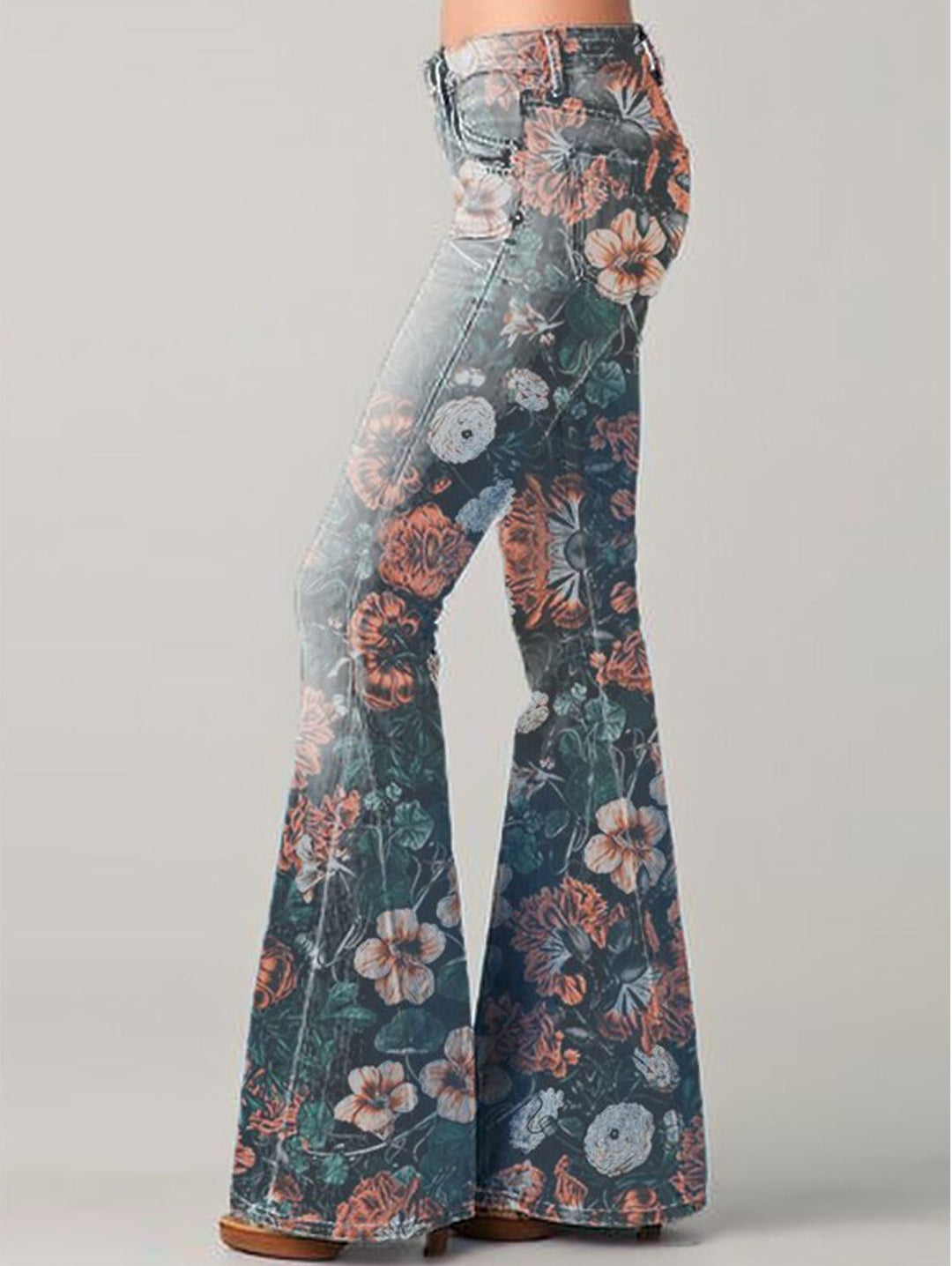 Women’s Boho Flare Jeans | High Waist