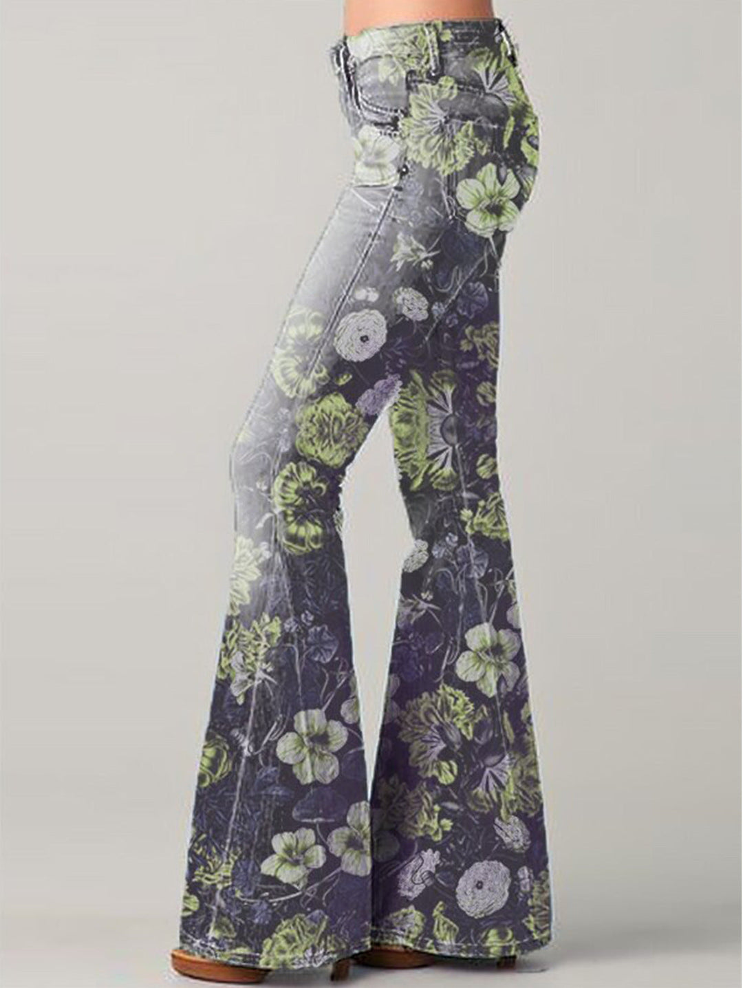 Women’s Boho Flare Jeans | High Waist
