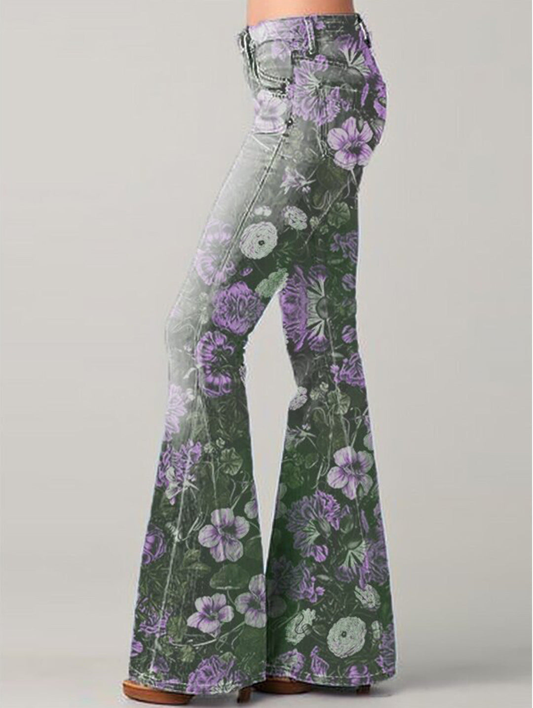 Women’s Boho Flare Jeans | High Waist