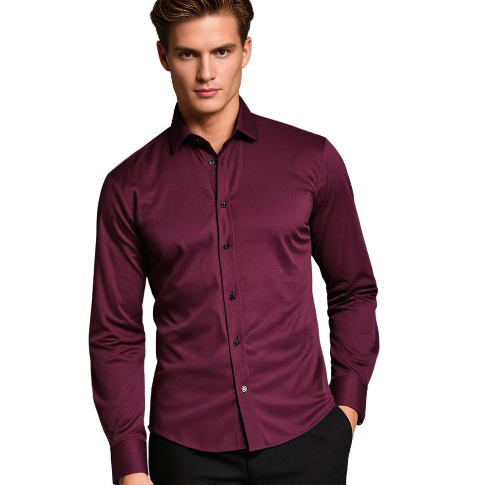 Men’s Slim Fit Shirt | Long Sleeve