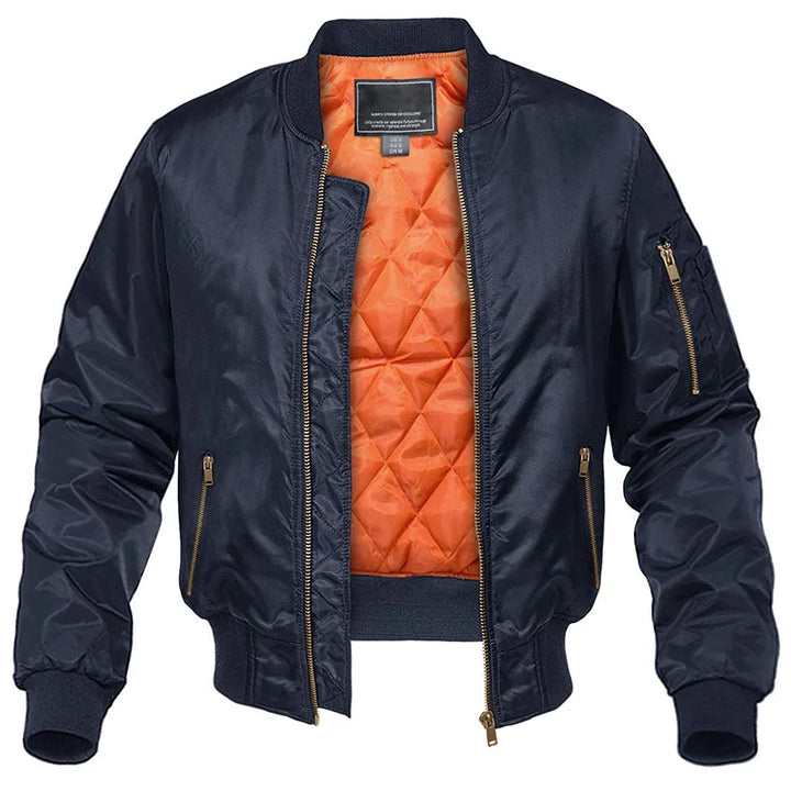 Men’s Quilted Bomber Jacket | Winter