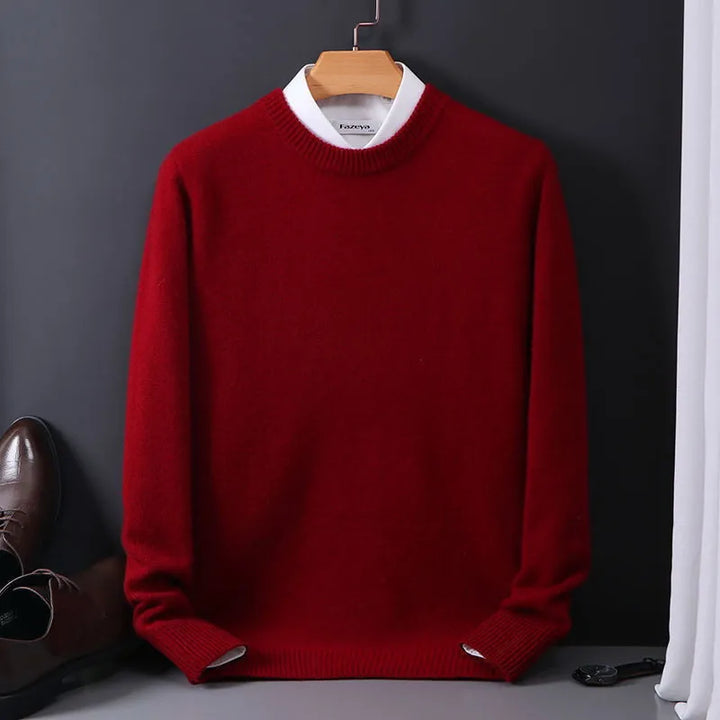 Men’s Crew Neck Sweater | Knitted
