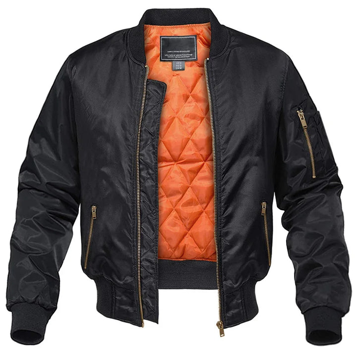Men’s Quilted Bomber Jacket | Winter