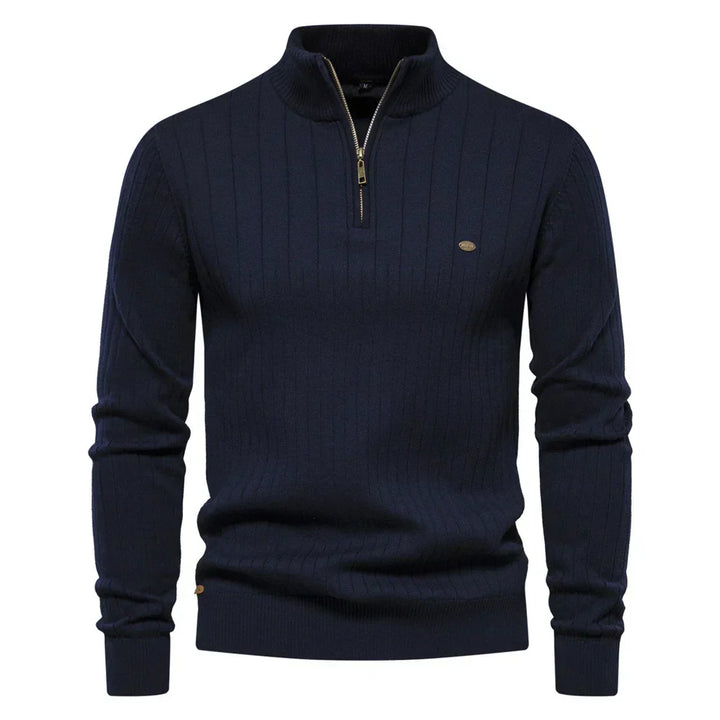 Brian - Men's Wool Half Zip Sweater