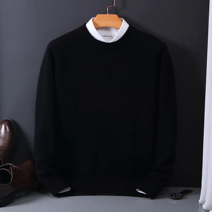 Men’s Crew Neck Sweater | Knitted