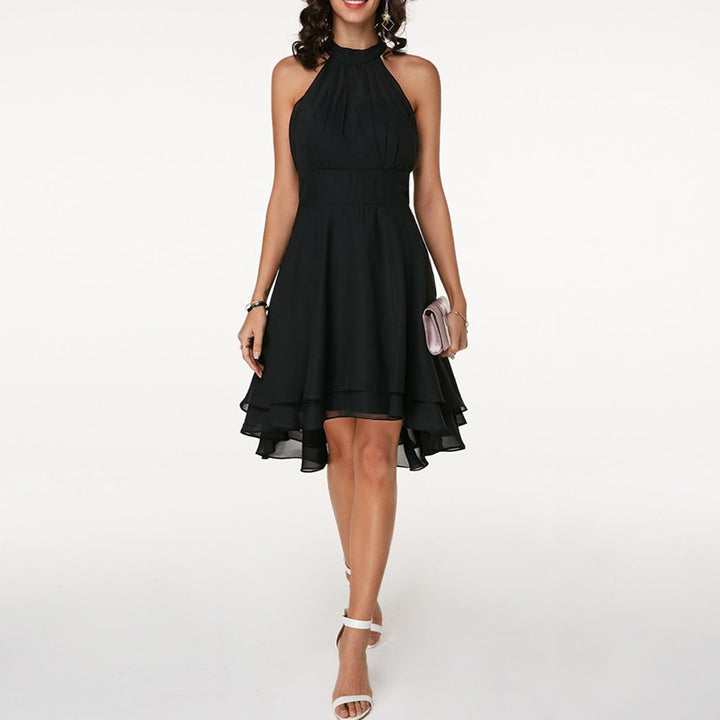 Women’s Halter Ruffle Dress | Mini