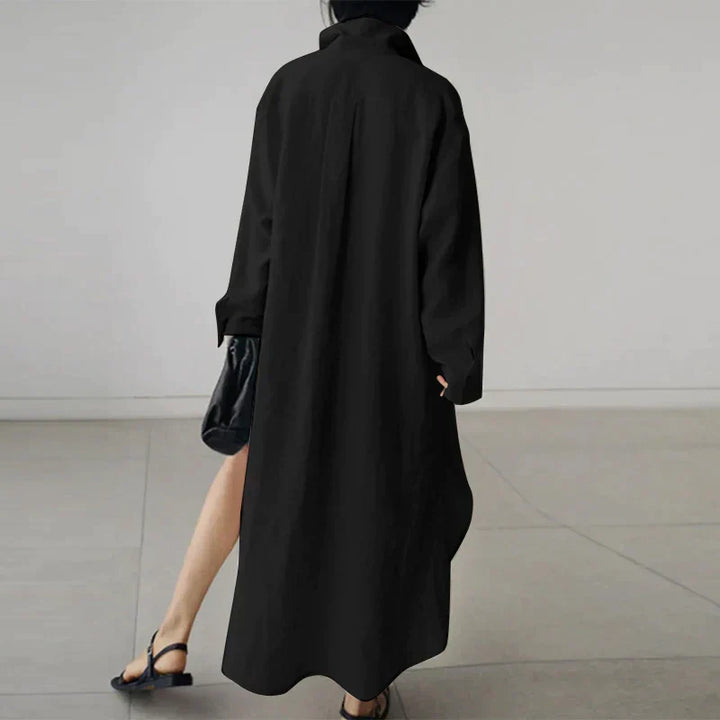 Women’s Button Down Shirt Dress | Midi