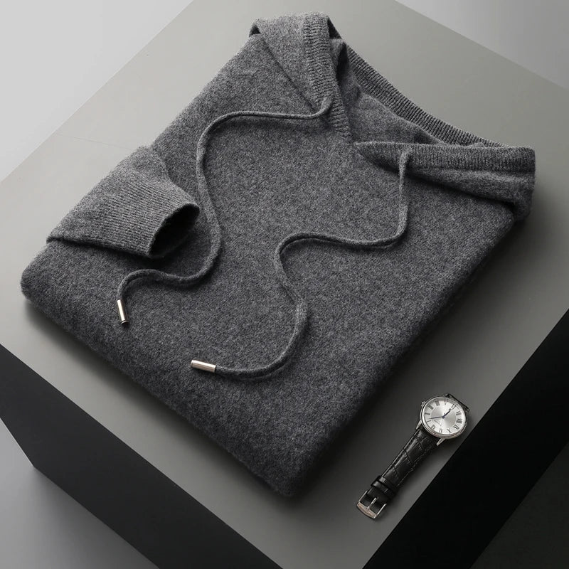 Men’s Knit Hoodie | Long Sleeve